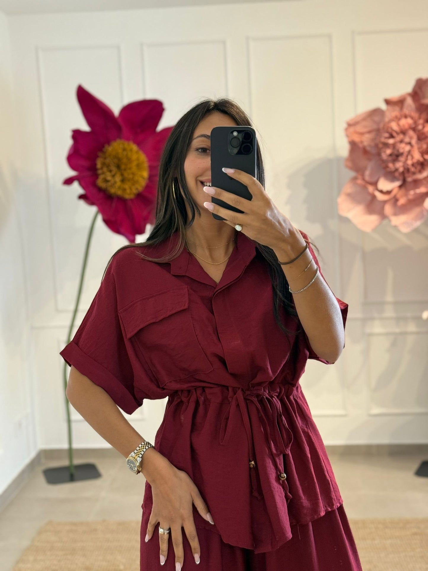 COMPLETO SAFARI BORDEAUX