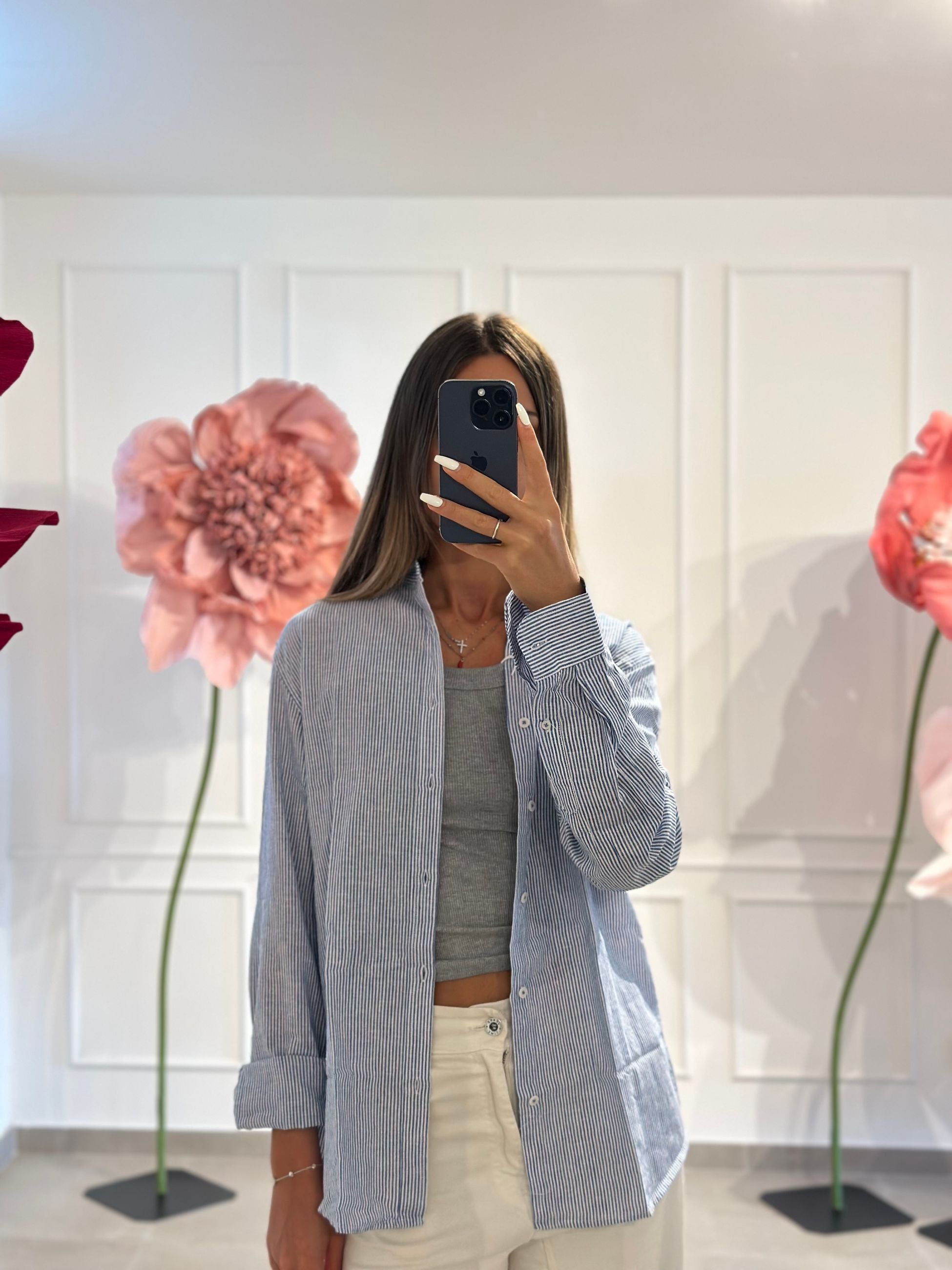CAMICIA LINO OVER