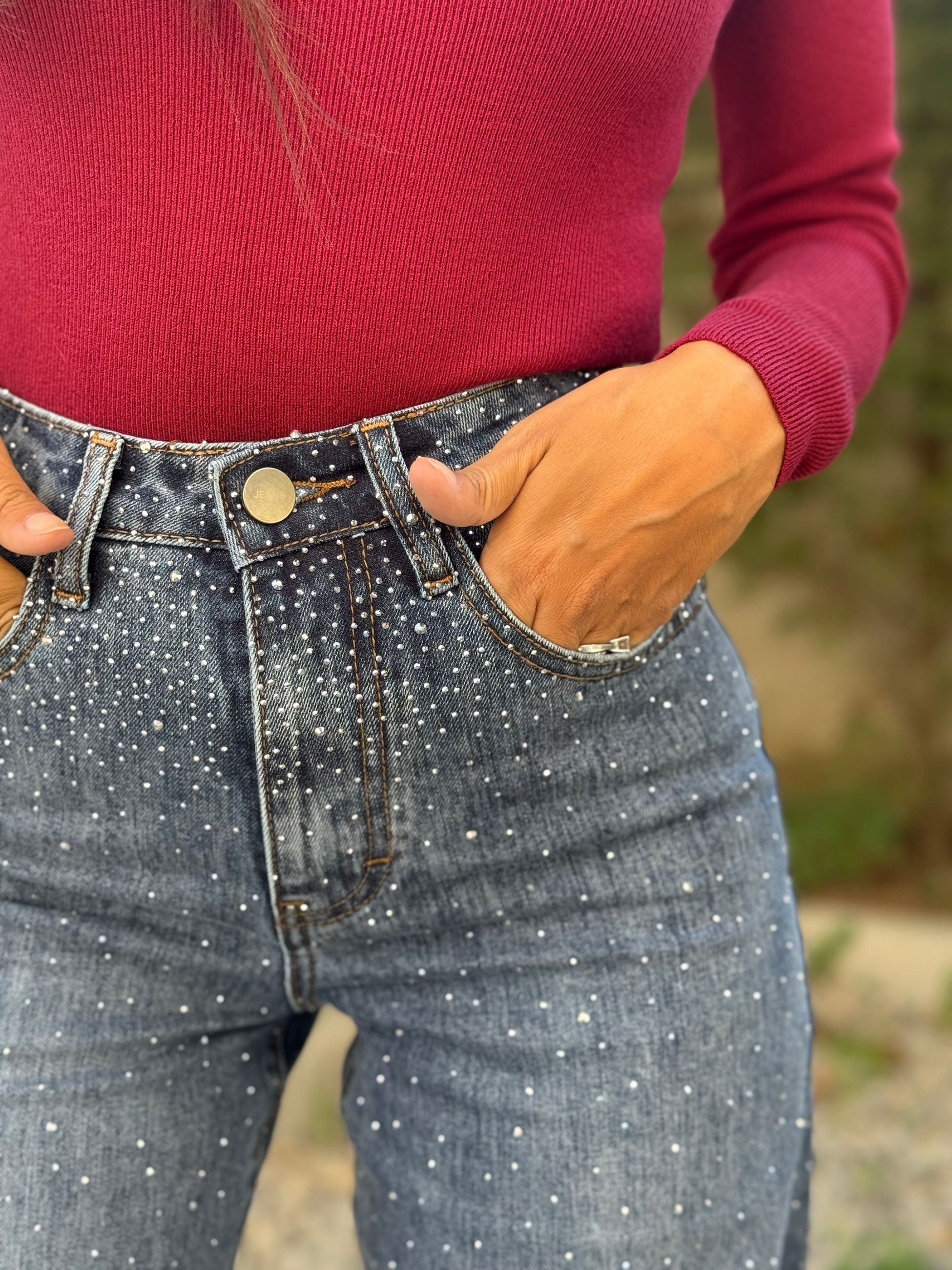 JEANS GLITTERATO