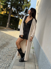 GLAMOROUS - CARDIGAN LUNGO TASCONI