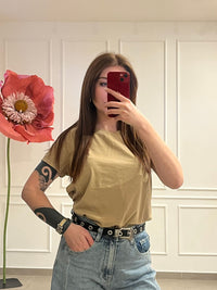 T SHIRT BASICA IN COTONE