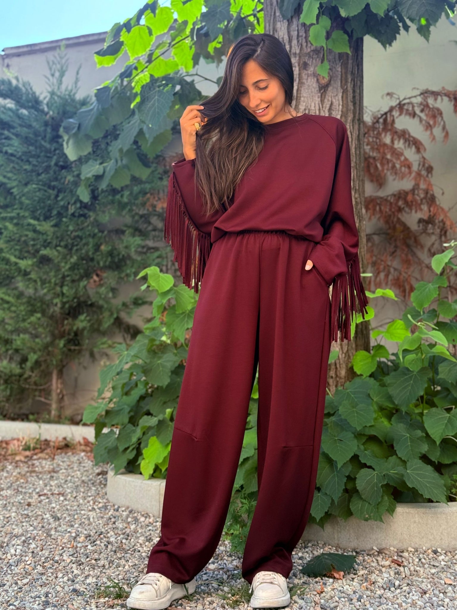 PANTALONE PALAZZO COW