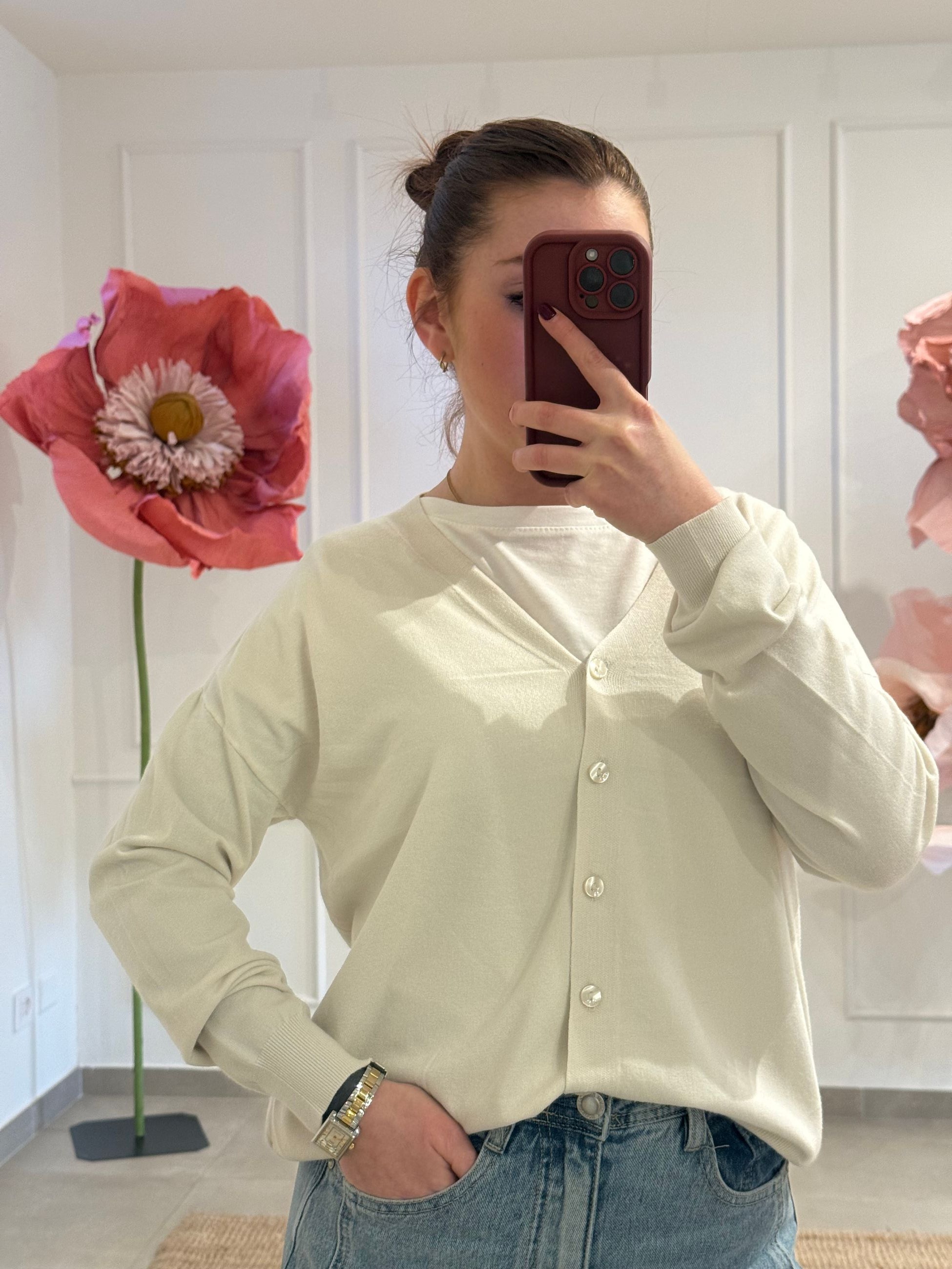 CARDIGAN CON BOTTONI