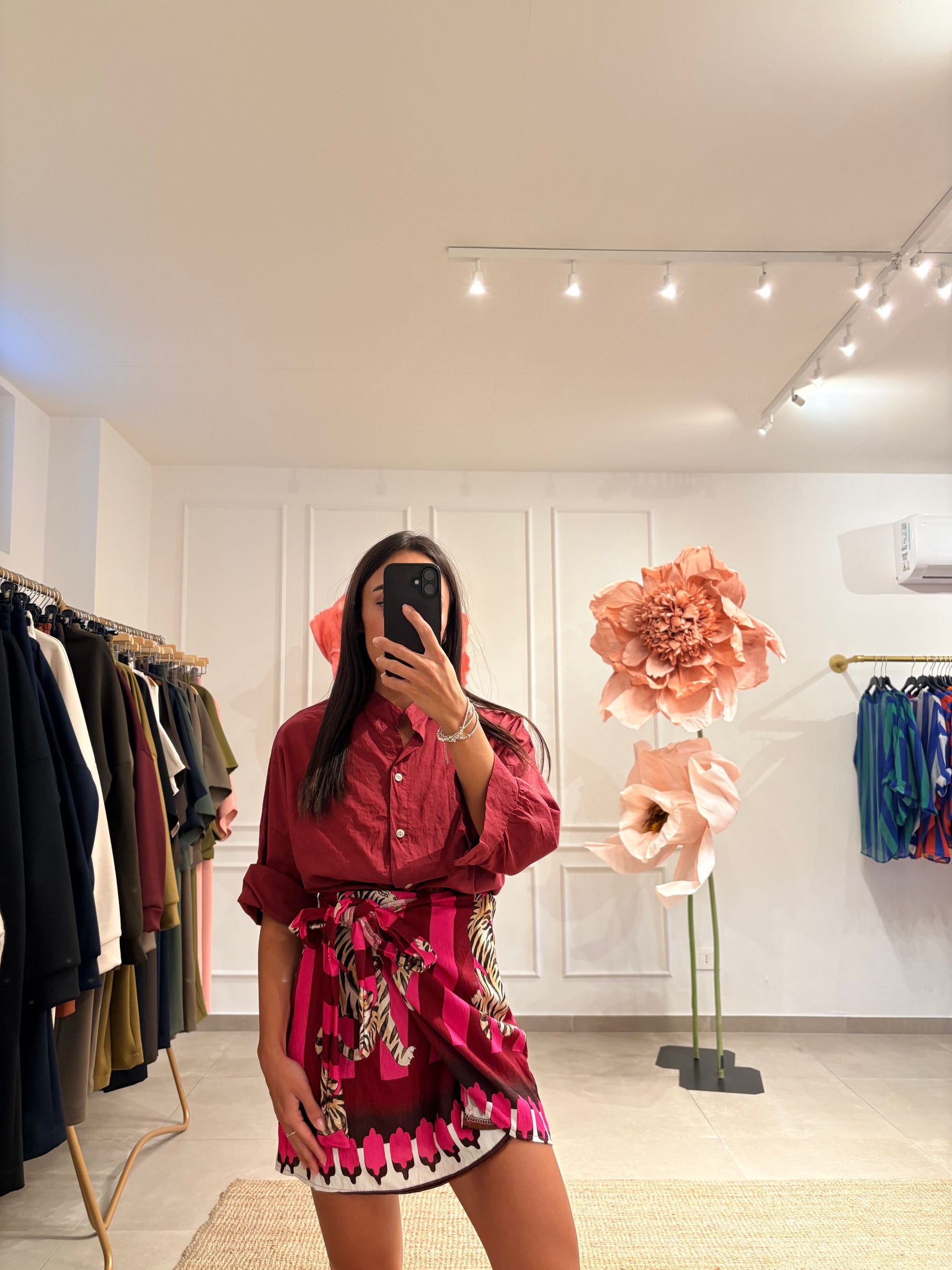 Camicia coreana in cotone