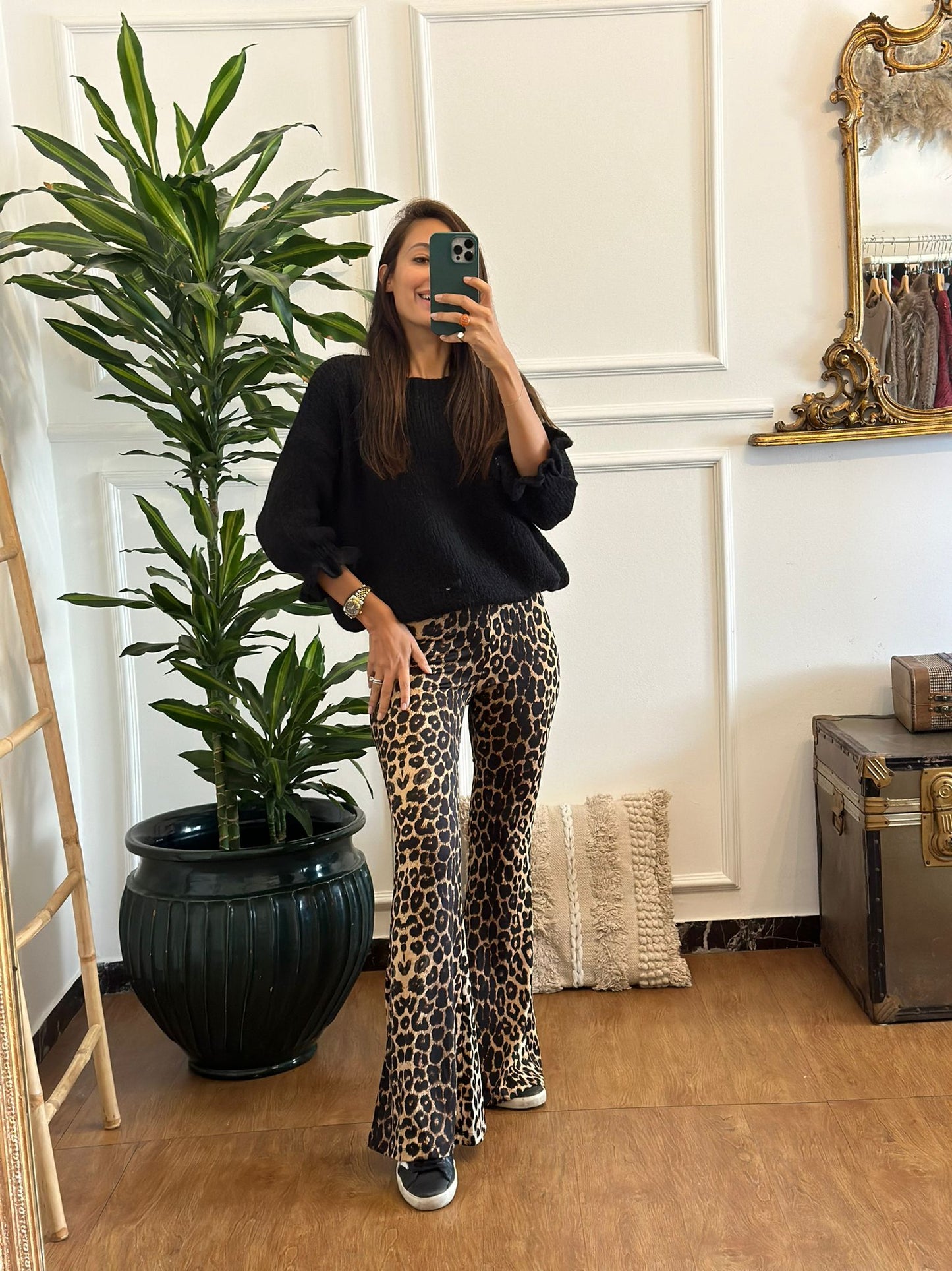 PANTALONE LEOPARDATO