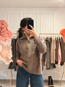 Maglione con Zip Grecale