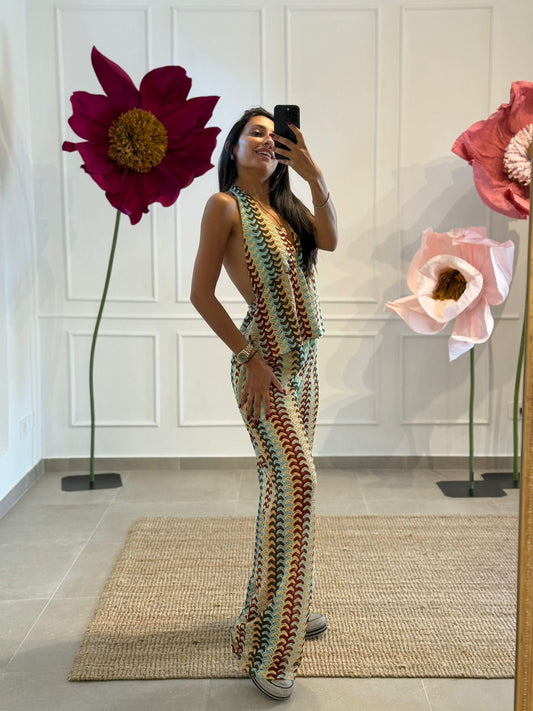 COORDINATO MISSONI TONI AZZURRO