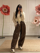 PANTALONE SPALMATO CON ELASTICO