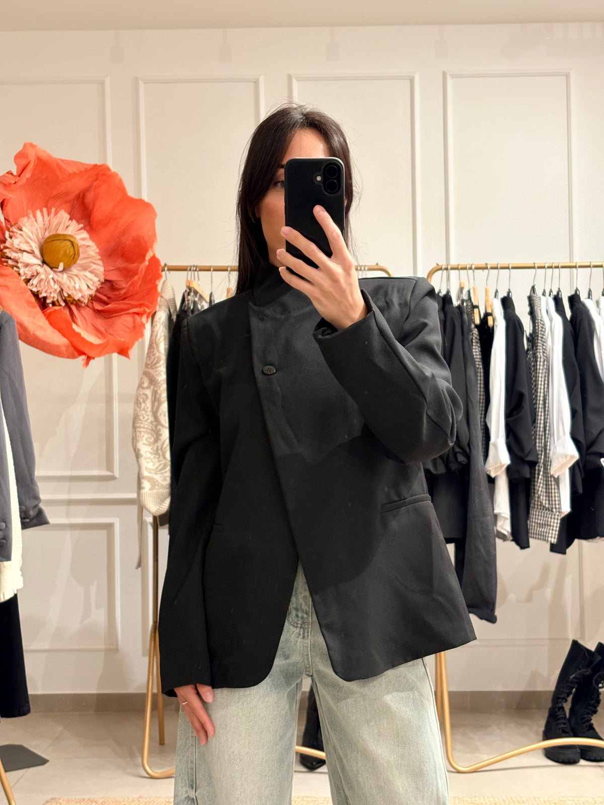 Blazer bottone storto