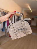 BORSA SIMIL BALENCIAGA PICCOLA IN NABUC CREMA