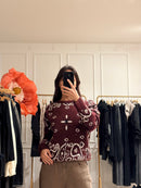 Maglia norvegese misto lana