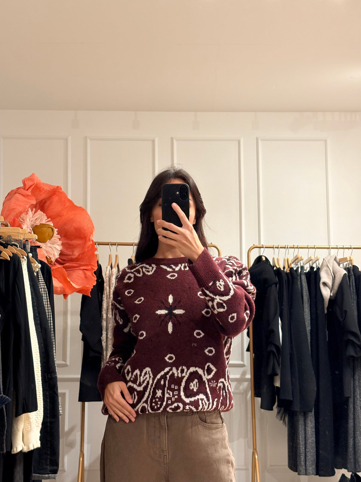 Maglia norvegese misto lana