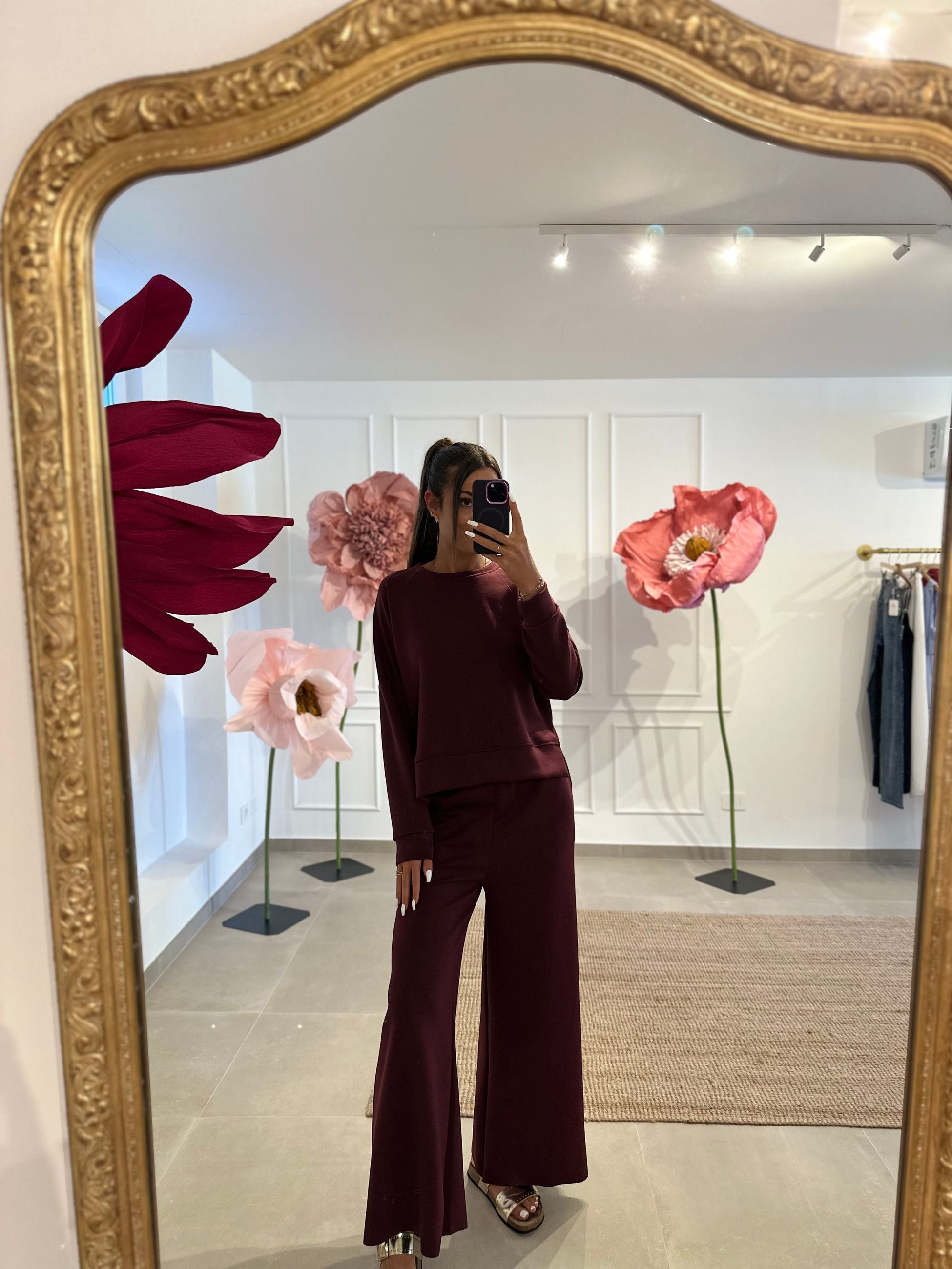 PANTALONE A PALAZZO IN SCUBA
