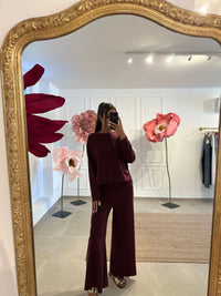 PANTALONE A PALAZZO IN SCUBA