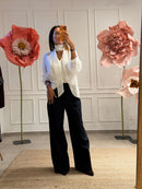 Pantalone a palloncino spigato