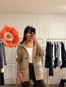 Cardigan Bandana con Zip 15835