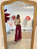 PANTALONE PALAZZO CON CINTURA