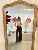 PANTALONE PALAZZO CON CINTURA
