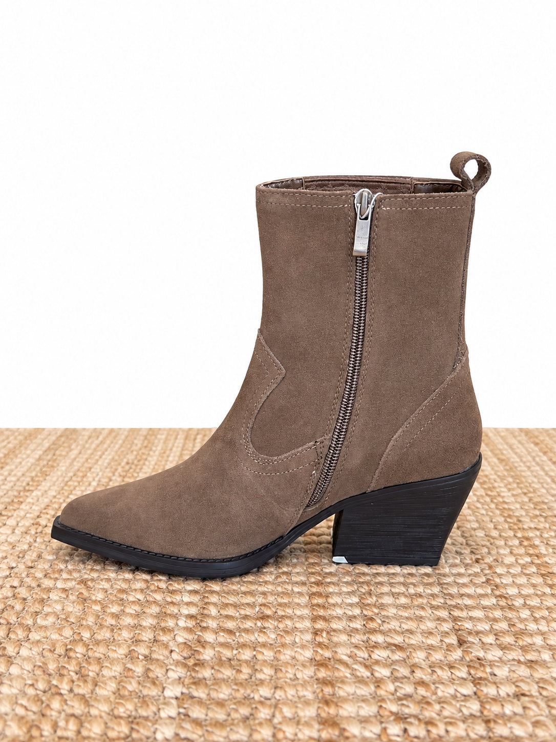 Texano basso in pelle