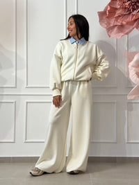 PANTALONE A PALAZZO IN SCUBA