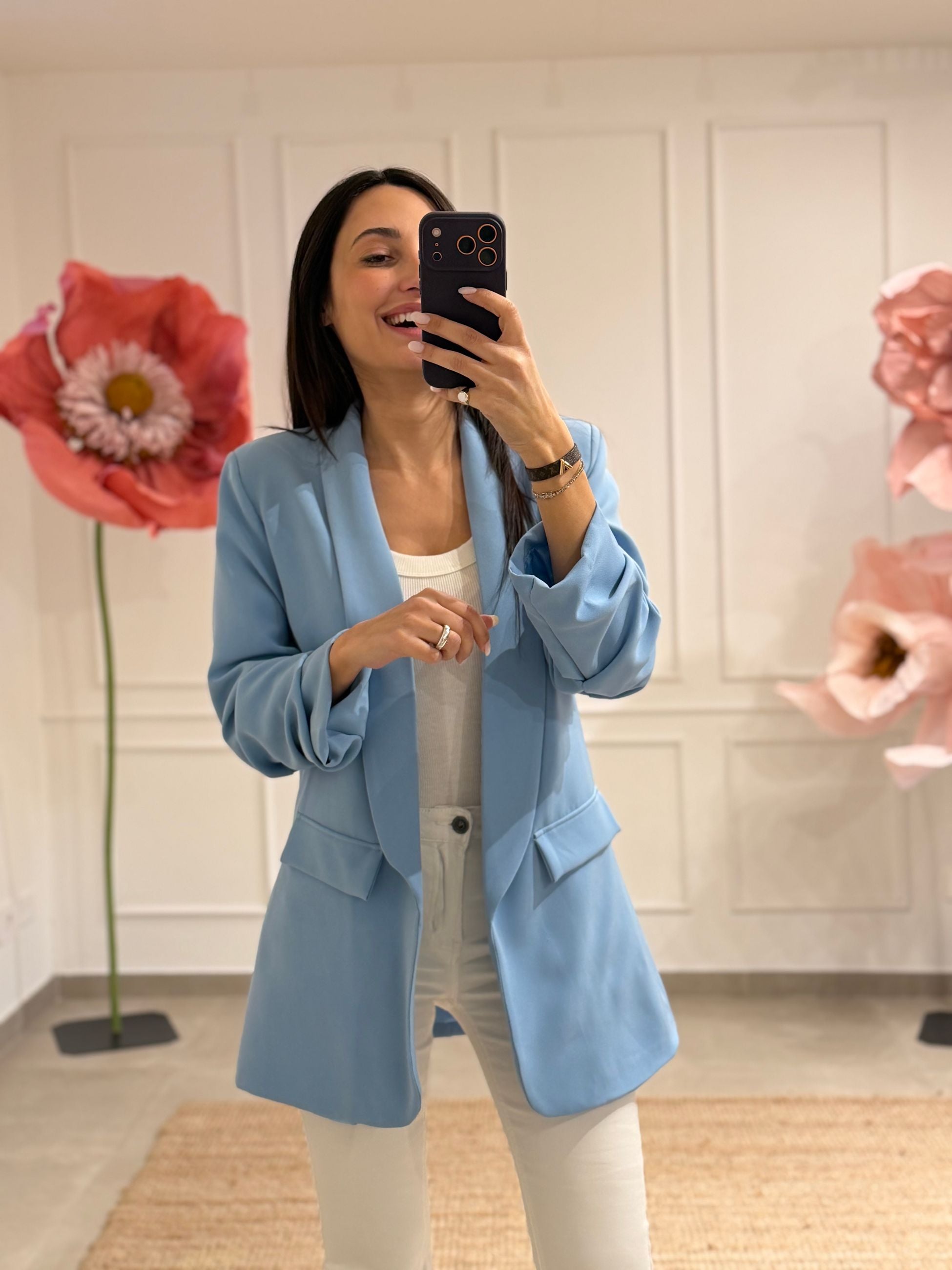 GIACCA MANICA ARRICCIATA