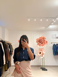 Camicia coreana in cotone