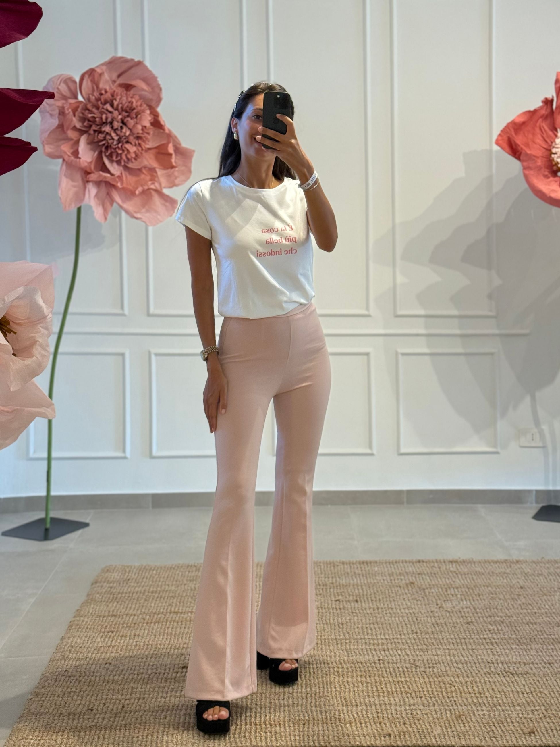 PANTALONE IN RASO