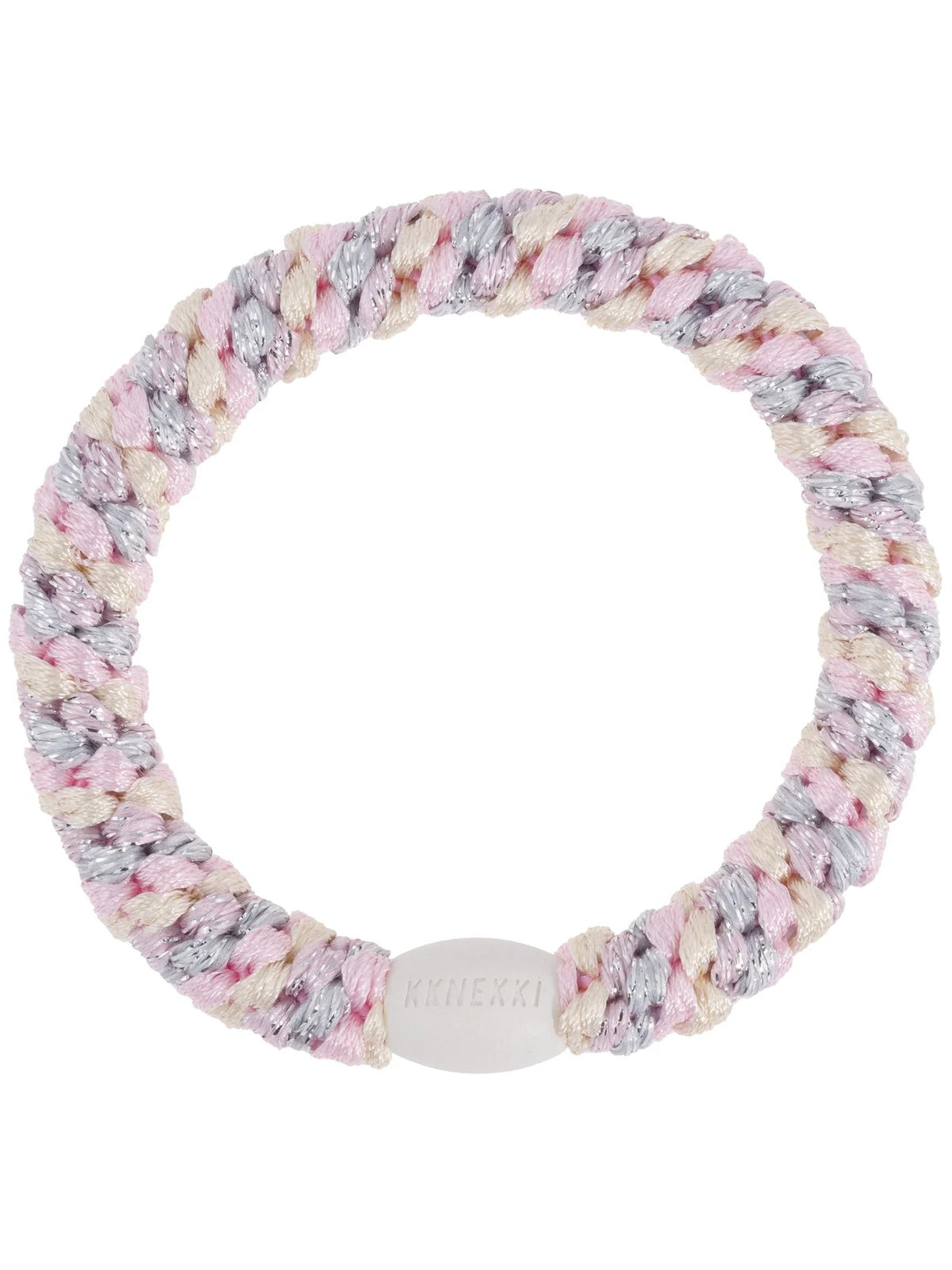 Bracciale KKNEKKI Mix Silver Pink Glitter