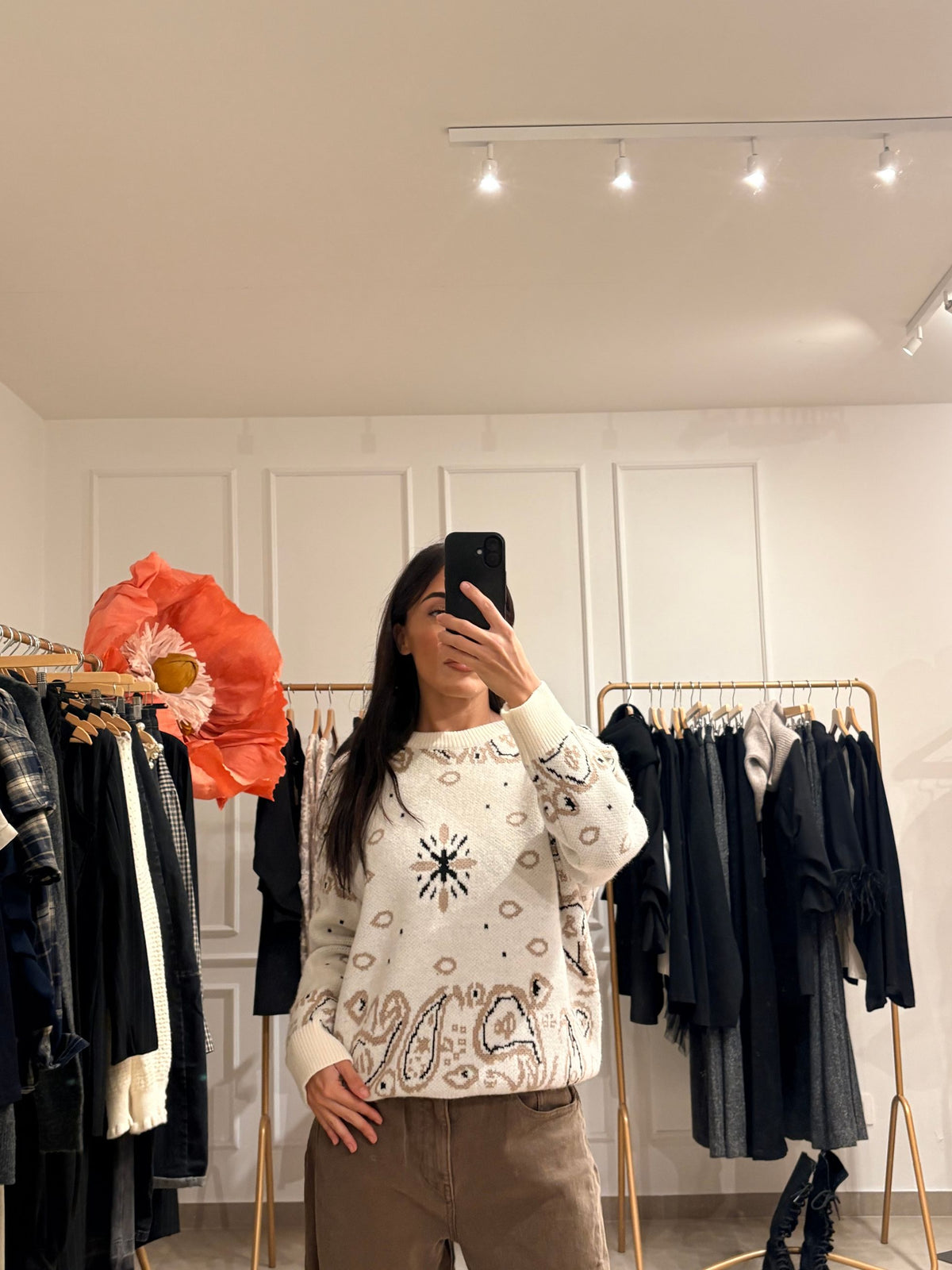 Maglia norvegese misto lana