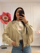 GIACCA COW CON BORCHIE