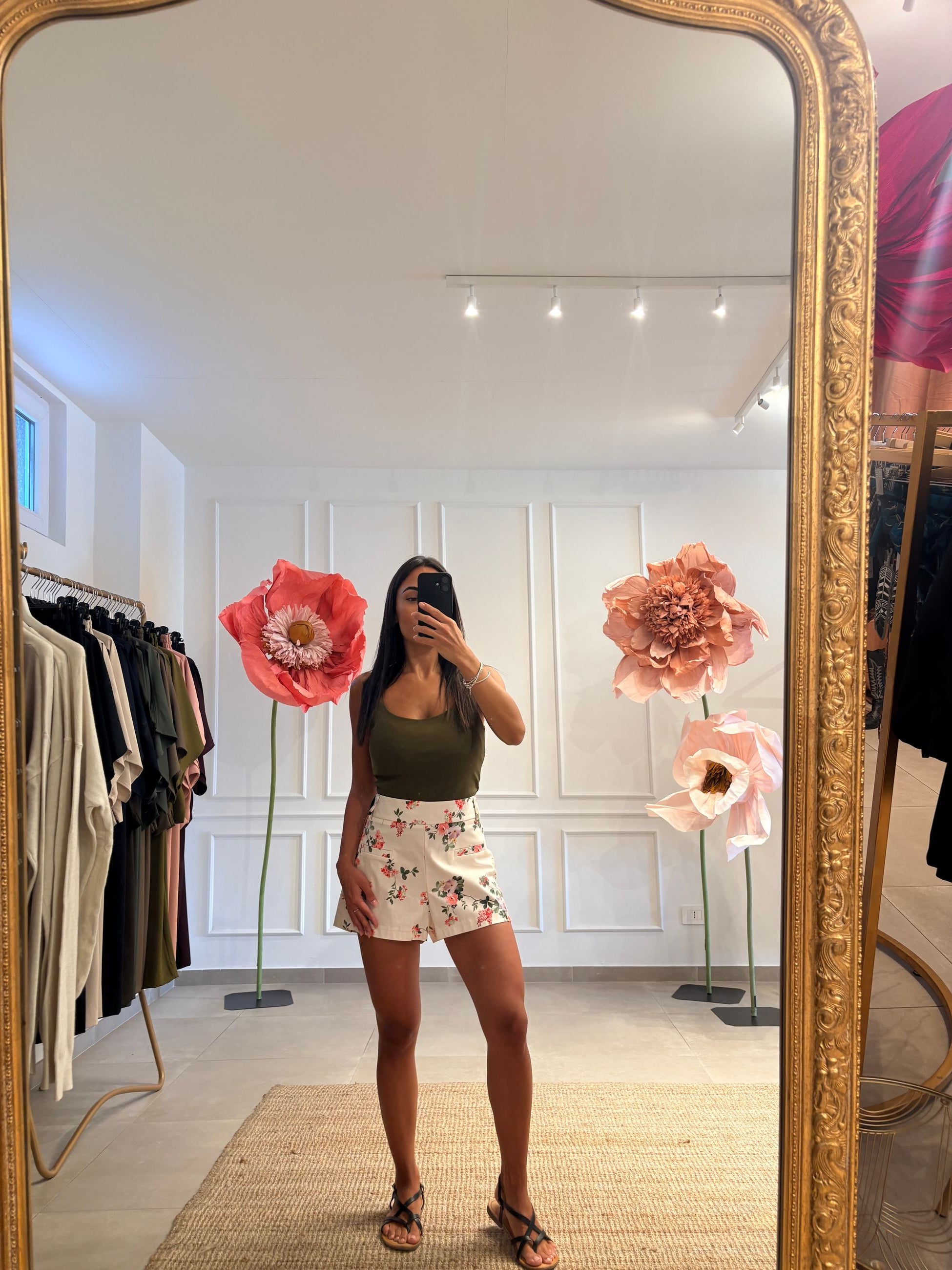 Pantaloncino floreale