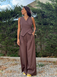 COMPLETO GILET LACCIO E PANTALONE