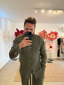 CAMICIA IN LINO COREANA