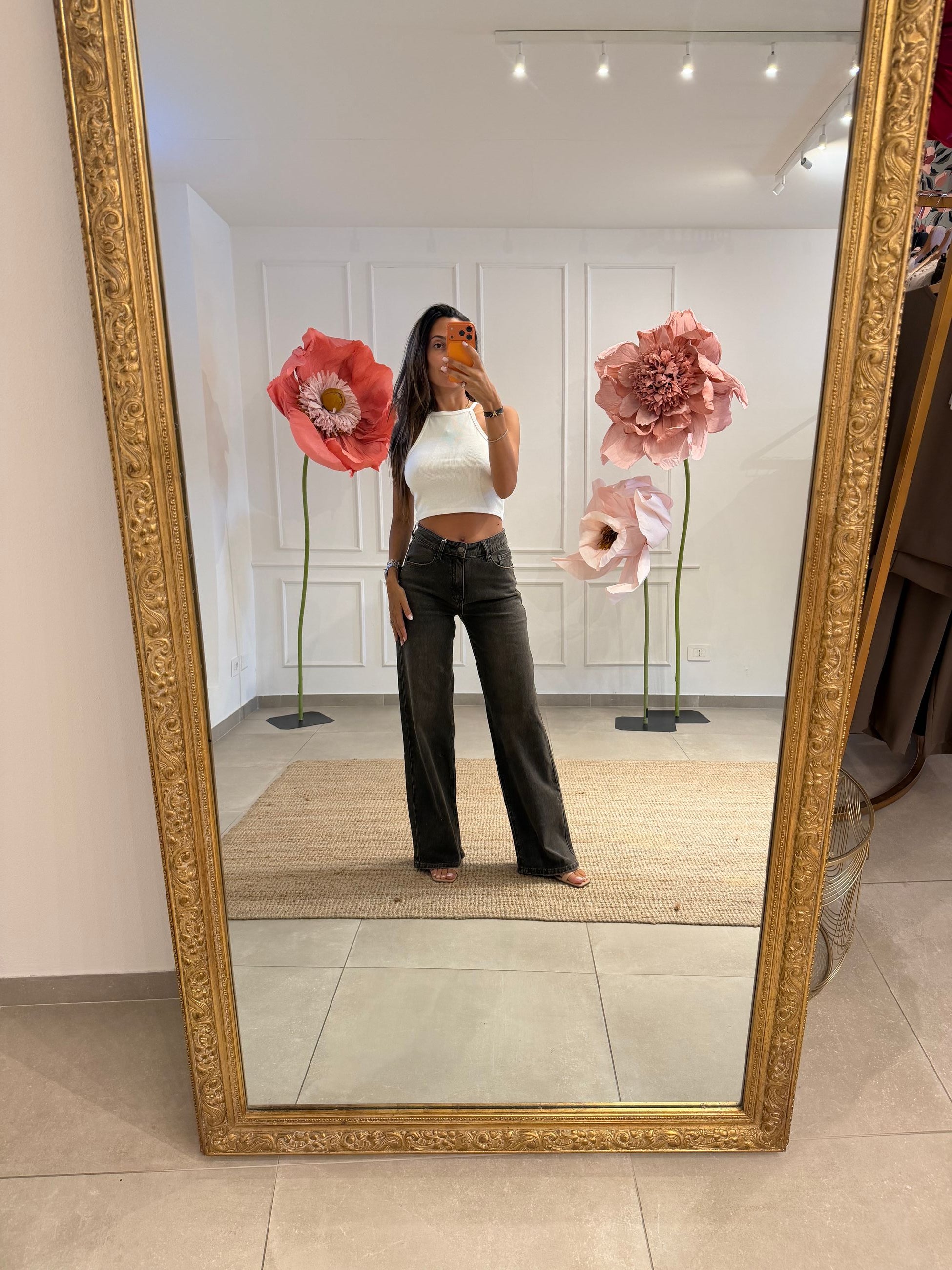 Jeans a palazzo.