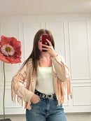 GIACCA COW CON BORCHIE