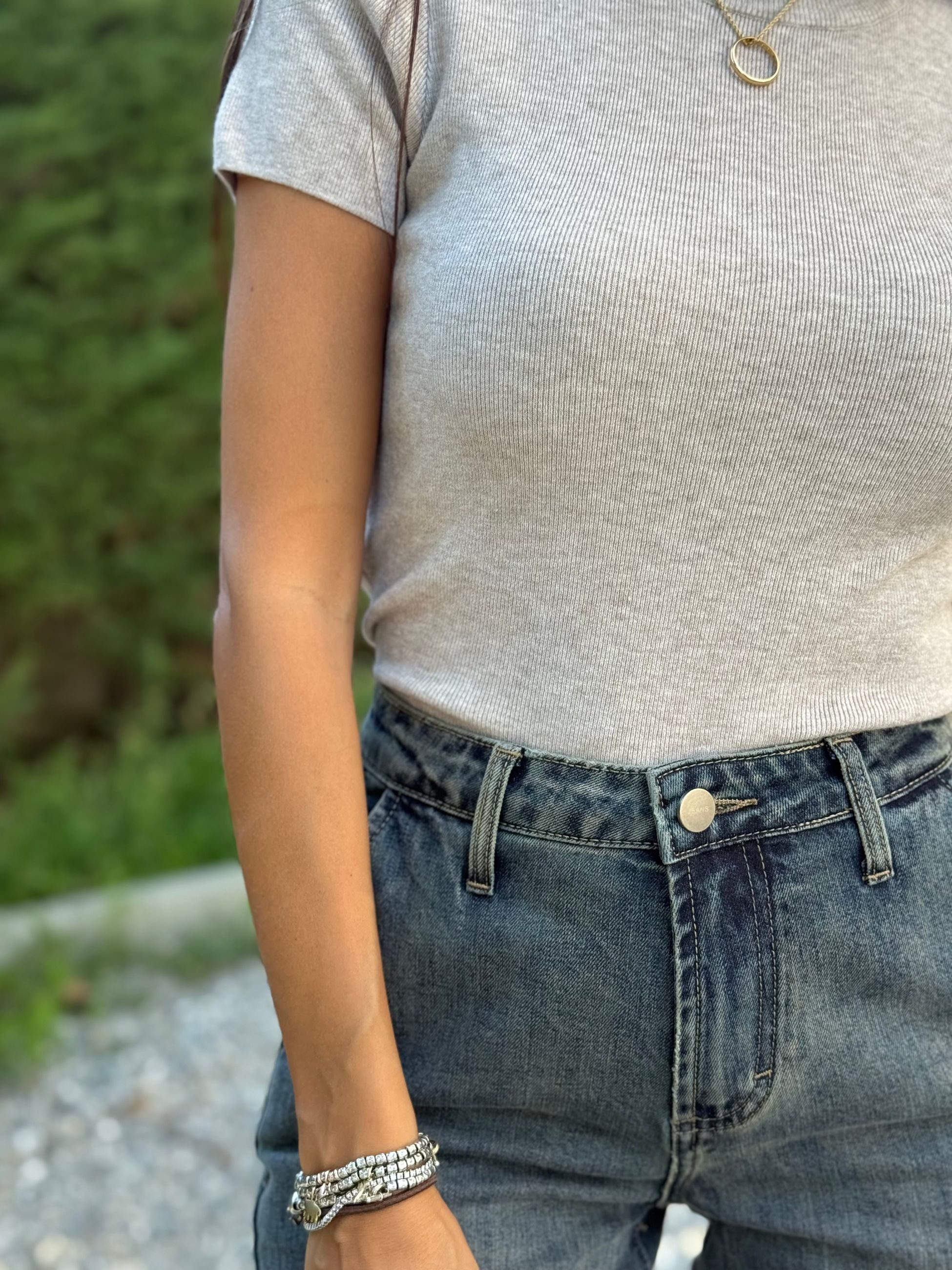 T SHIRT IN MAGLIA