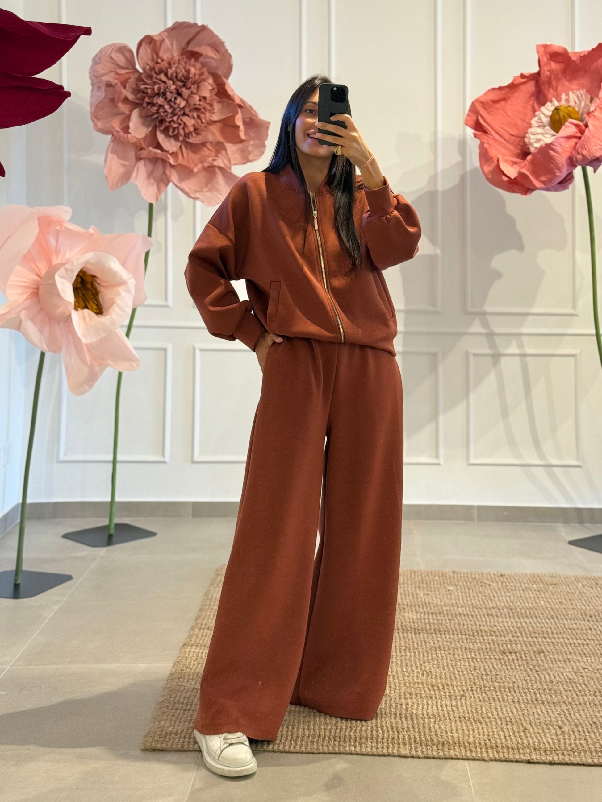 PANTALONE A PALAZZO IN SCUBA