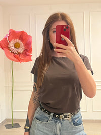 T SHIRT BASICA IN COTONE