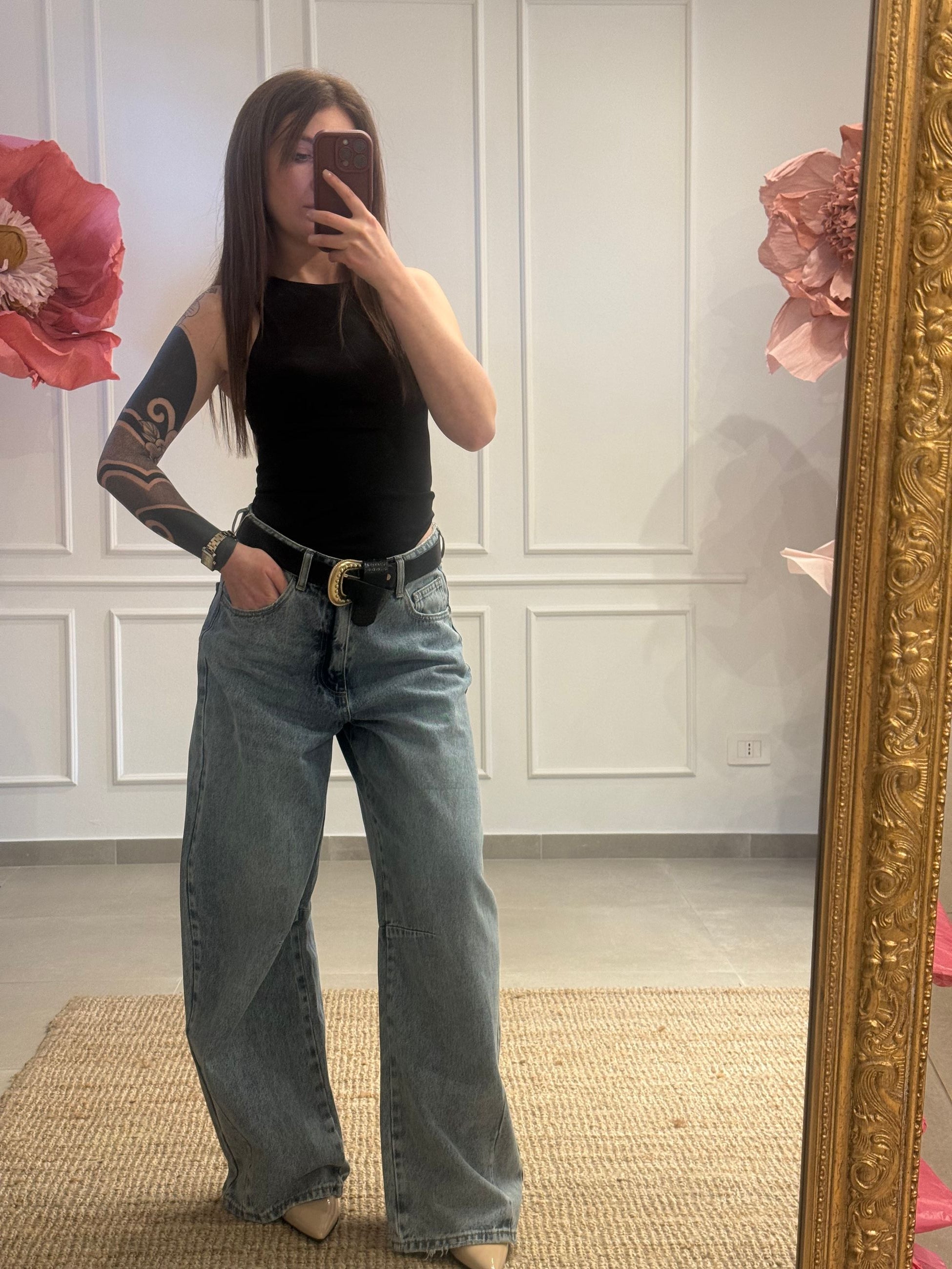 JEANS BALLOON DENIM