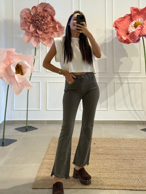 Jeans a trombetta.
