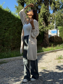 CARDIGAN LUNGO MAGLIA PALLONCINO