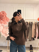 Maglione con Zip Grecale