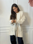 CARDIGAN CON CINTURA