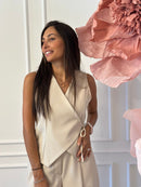 COMPLETO GILET LACCIO E PANTALONE