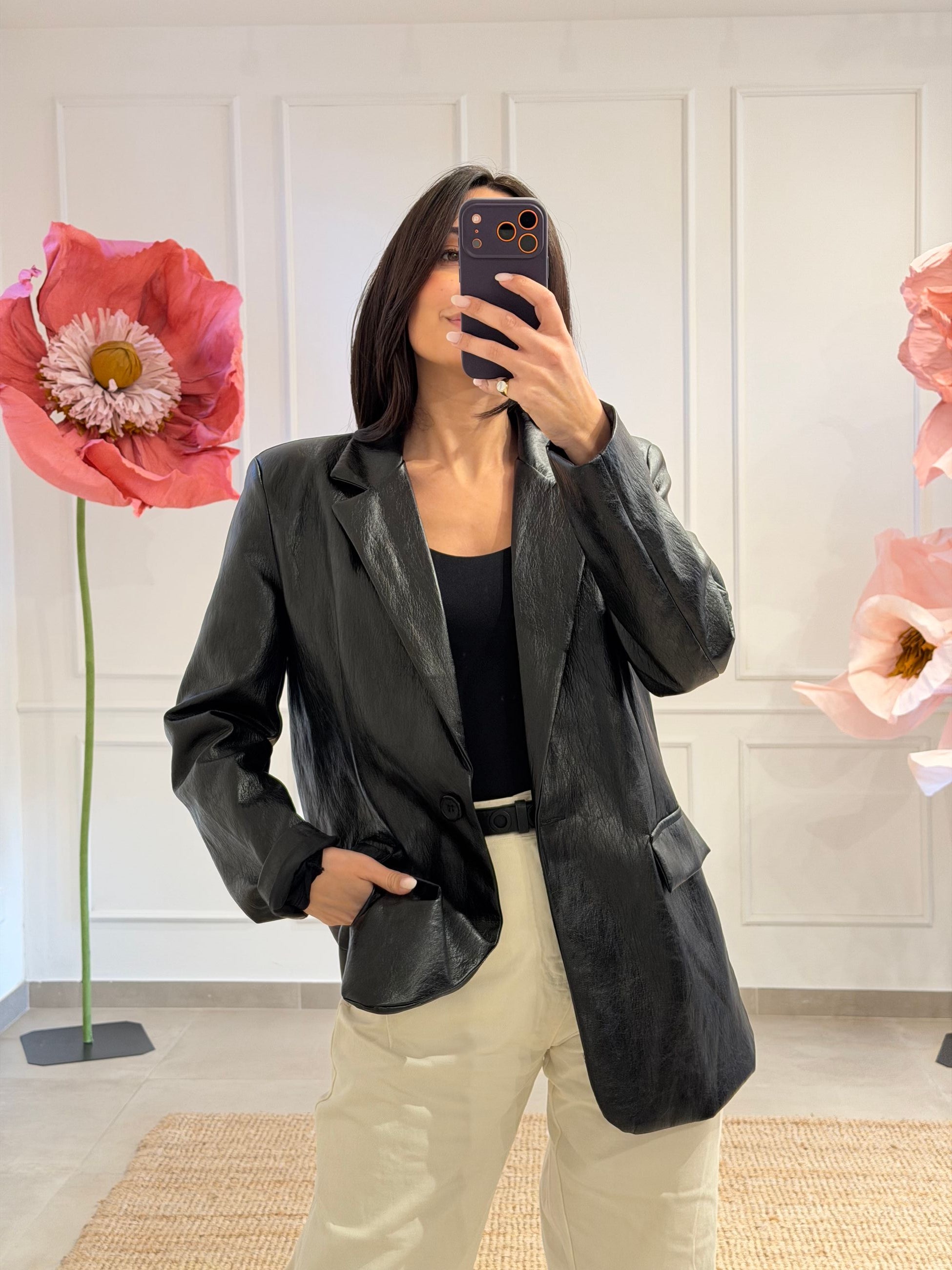 GIACCA SPALMATA OVER