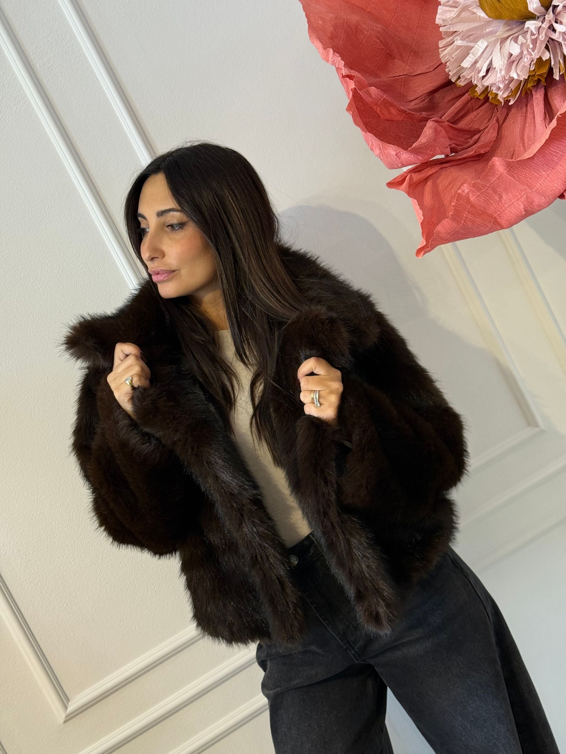 ECOPELLICCIA CON COLLO