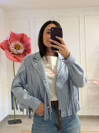 GIACCA COW CON BORCHIE