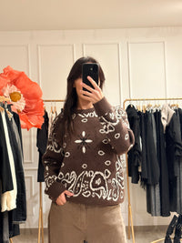 Maglia norvegese misto lana