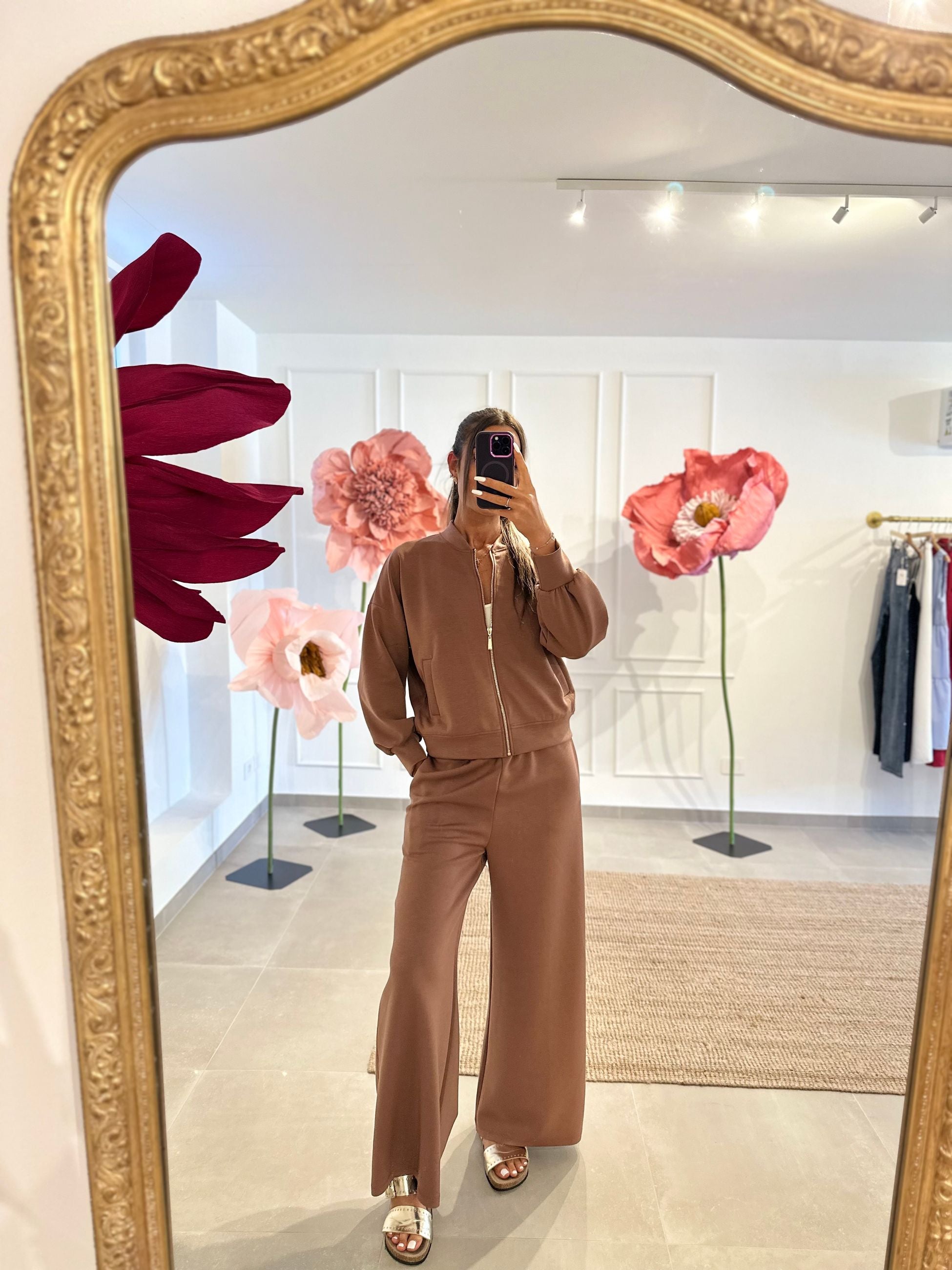 PANTALONE A PALAZZO IN SCUBA
