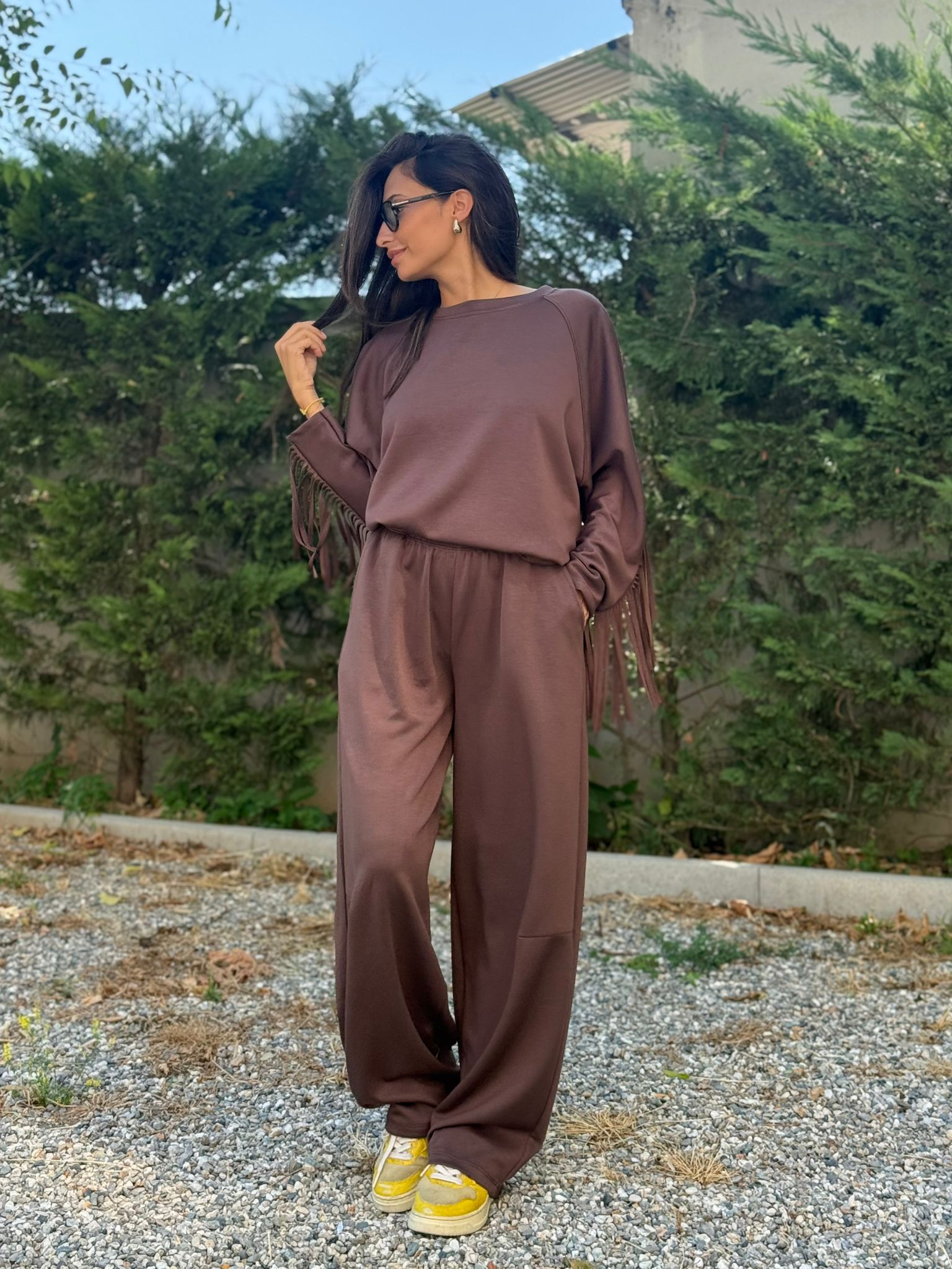 PANTALONE PALAZZO COW